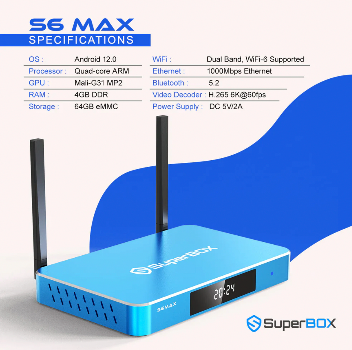 Superbox S6Max (newest version)